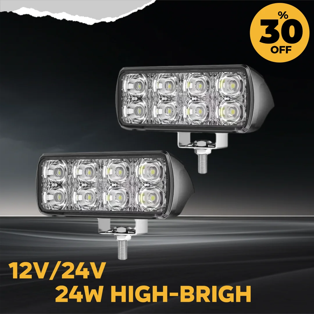 

High-brigh 12-24V Truck Work Lights Bar 6000K Waterproof LED Driving Off-Road Fog Light for Car Tractors Off-Road LED Headlights