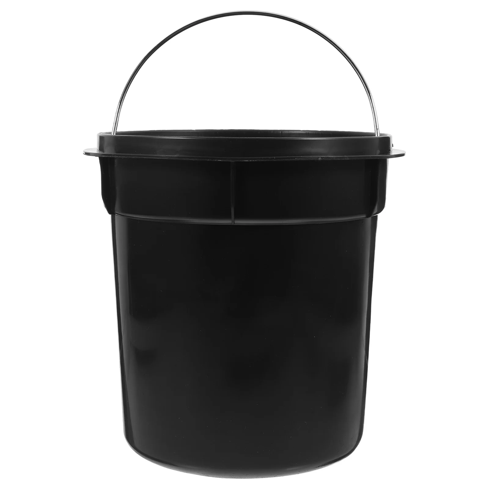 

Round Trash Can Liner Handle Large Capacity Removable Waste Basket Kitchen Office Garbage Bin Plastic Portable Water