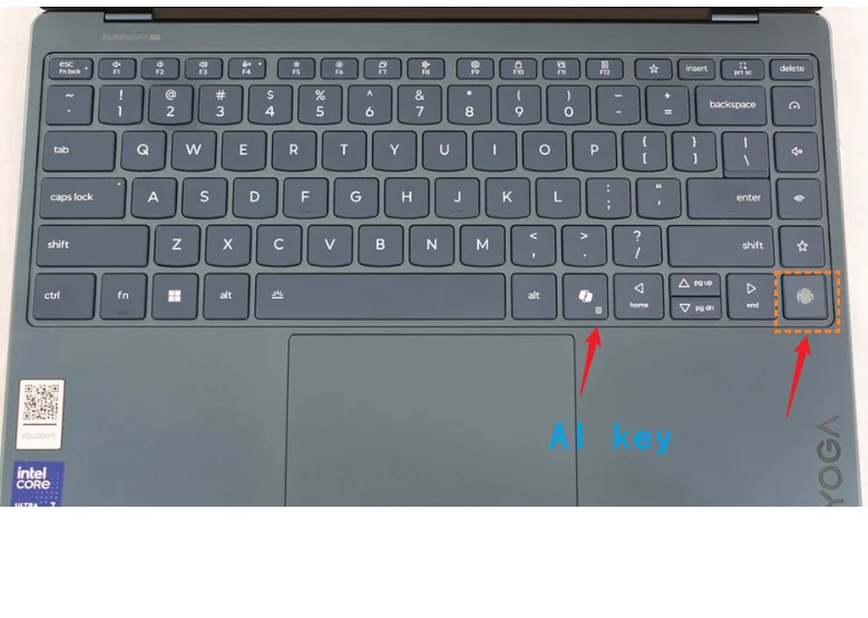 TPU Laptop Keyboard Protector Skin Cover For Lenovo Yoga 9 2-in-1 14ILL10 AURA 2025 Gen 10 / Lenovo Yoga Slim 9i Gen 10 2025 AI