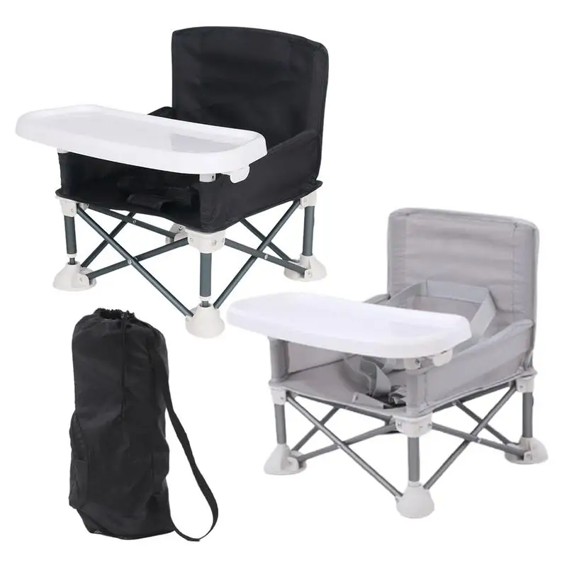 BabyDining Chair Booster Seat portatile da viaggio pieghevole per bambini con sedia per l'alimentazione seggiolino da spiaggia all'aperto forniture per mobili per bambini