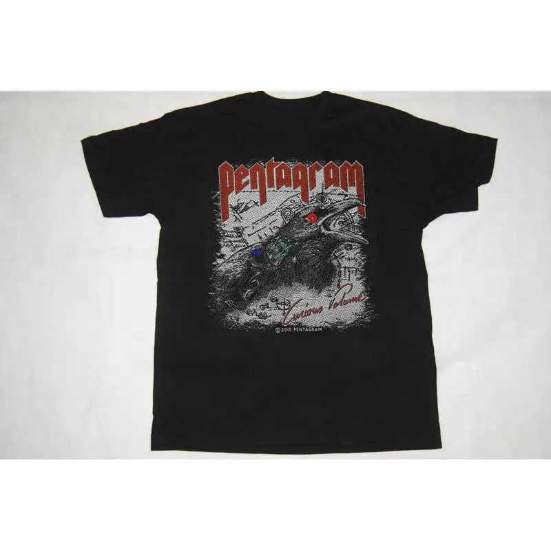 

Pentagram Band Music For Lovers Black T Shirt Cotton Full Size Jk666