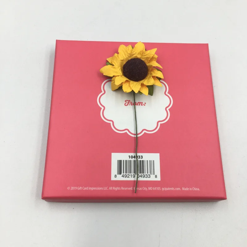 

Simulation Paper Sunflower Bouquet, DIY Fake Mini Flower Branch, Wedding Gift Box Decor Accessories, Valentine's Gift Paper,