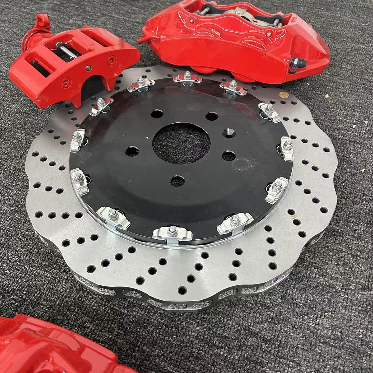 

High Performance Racing Brake Calipers 6 Piston Brakes Cast Brake Calipers Pattern 380mm