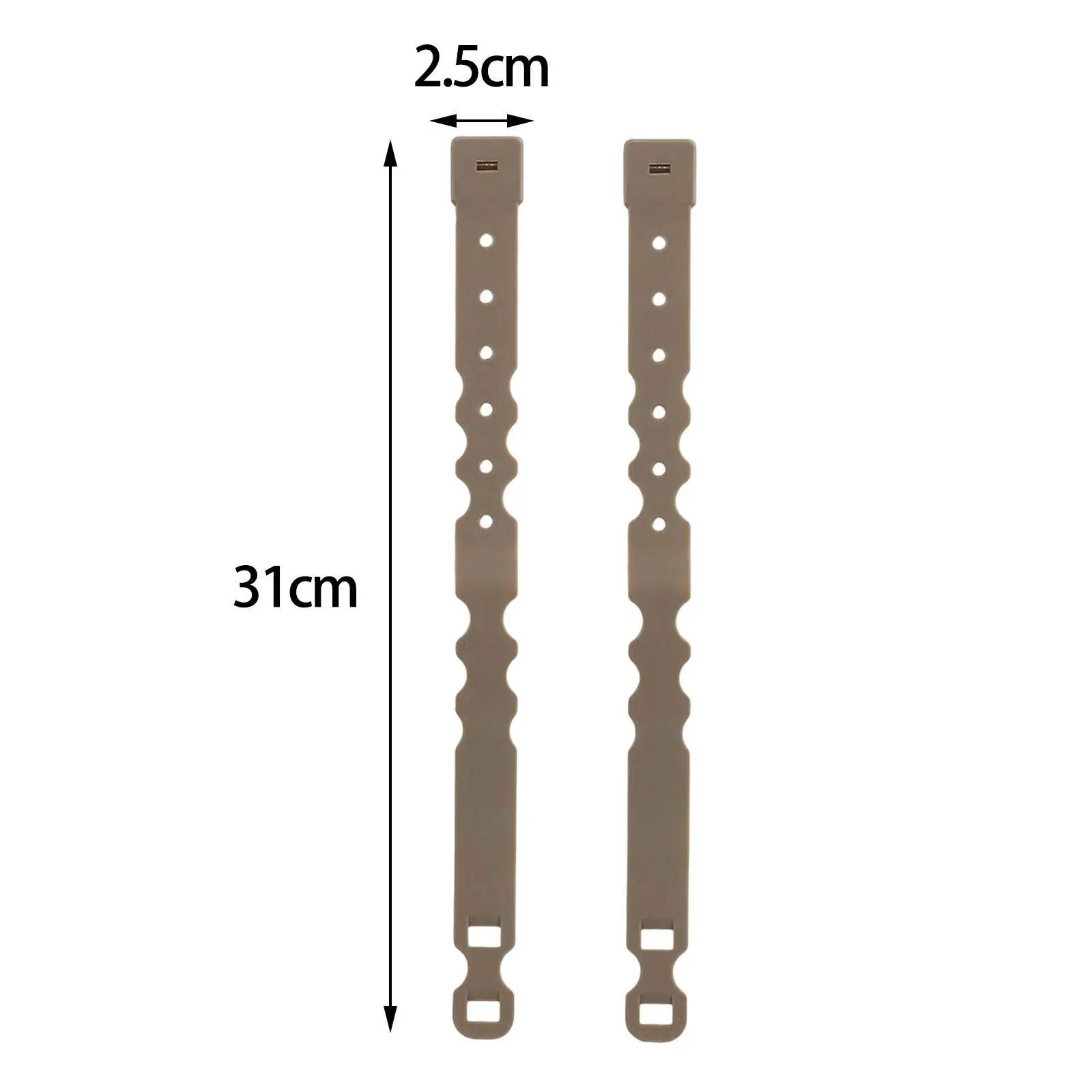 2-teilige Malice-Clips, Riemenschnalle, flexibel, für Rucksack-Taschen-Zubehör