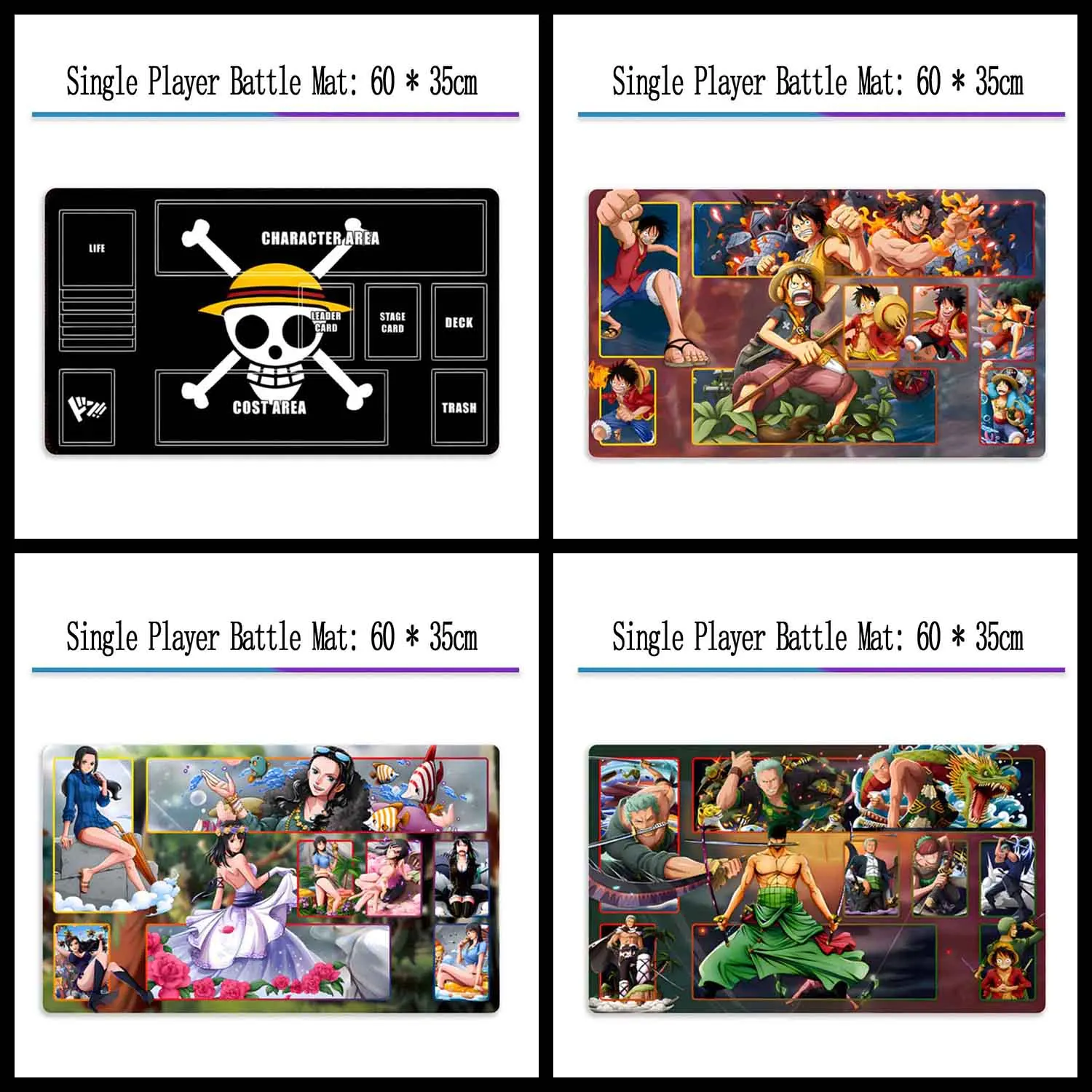 OPCG One Piece Playmat Girls Trading Card Game Mat Dedicated Card Play Against Table Mat ﻿ ﻿