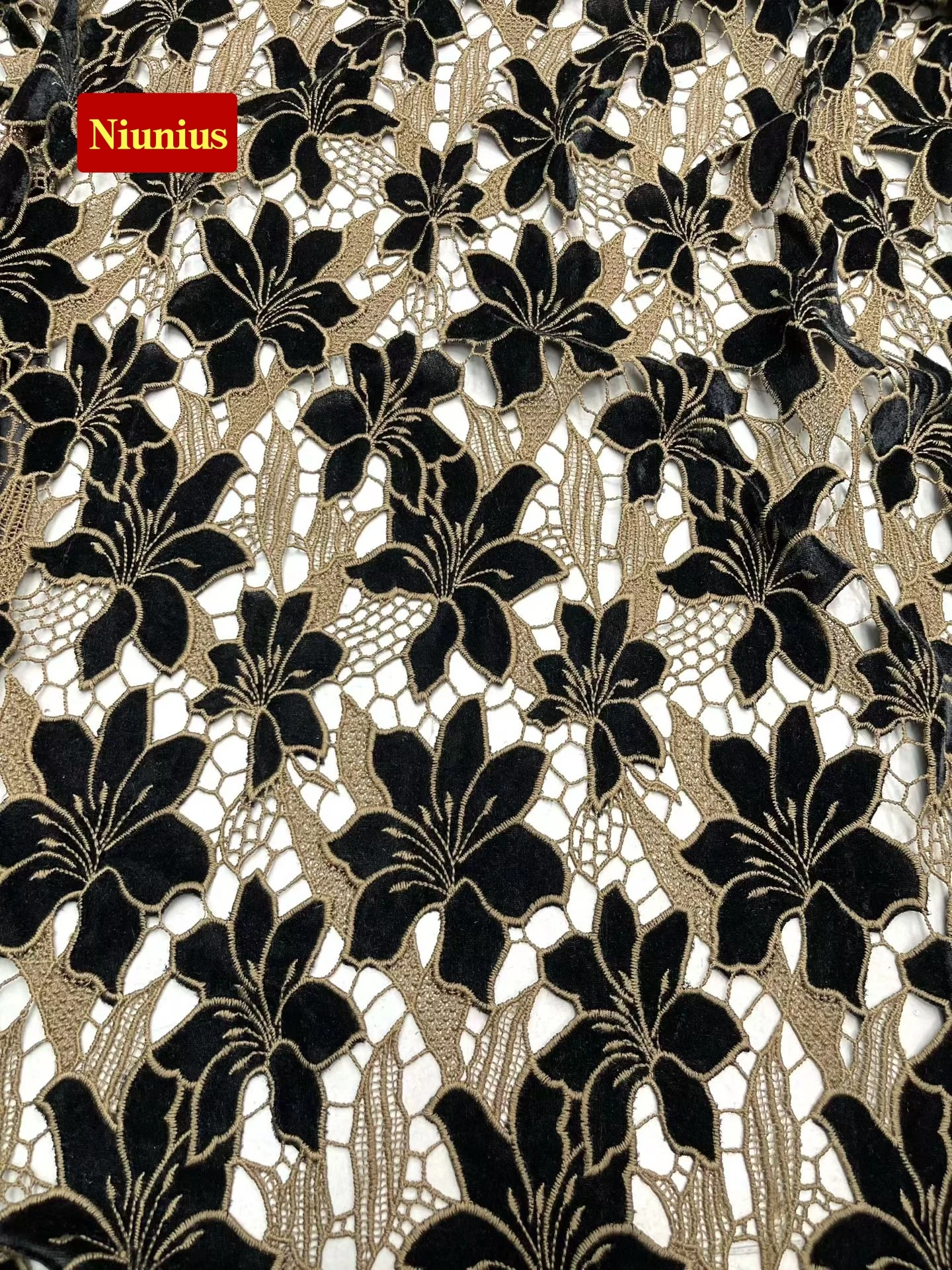Элегантная ультрамягкая вышитая хлопковая бархатная ткань лучшего качества, швейцарская кружевная ткань, вечерние платья NN1598_R
