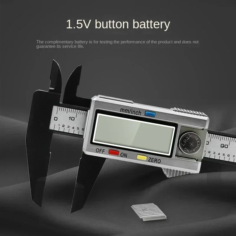 2023 New 150mm Electronic Digital Caliper Carbon Fiber Dial Vernier Caliper Gauge Micrometer Measuring Tool Digital Ruler