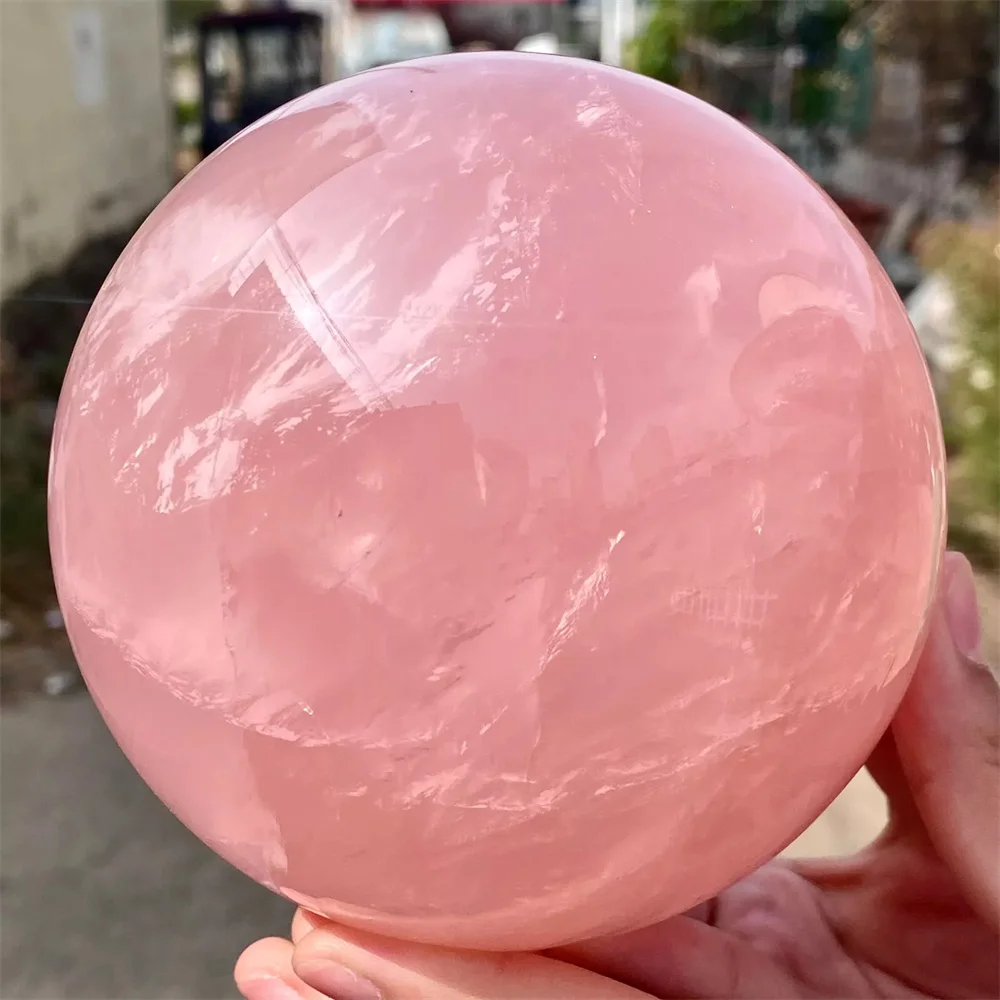 

Natural Rose Crystal Spheres, Energy Gems, Reiki Healing, Room Decoration, Meditation, Air Purification, Demagnetization
