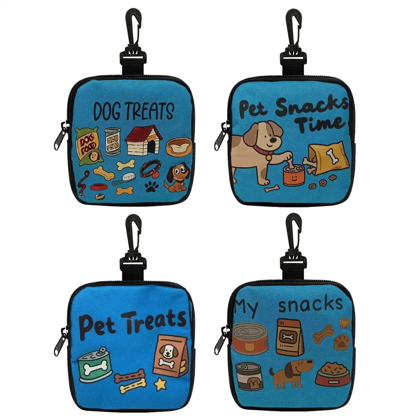 Hundetraining-Leckerlibeutel, freihändige Hüfttasche mit mehreren Taschen, tragbare Aufbewahrung, verstellbarer Riemen zum Spazierengehen, Camping