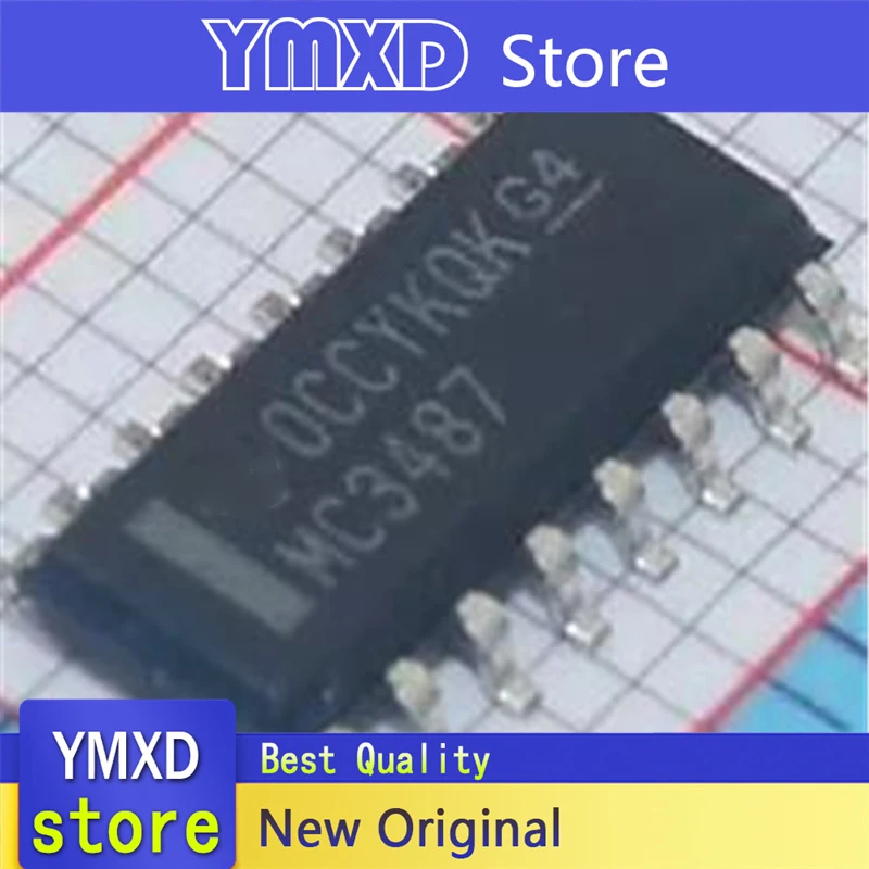 

10pcs/lot New Original MC3487DR MC3487 narrow body 3.9MM SOP-16 line Формирователь chip In Stock