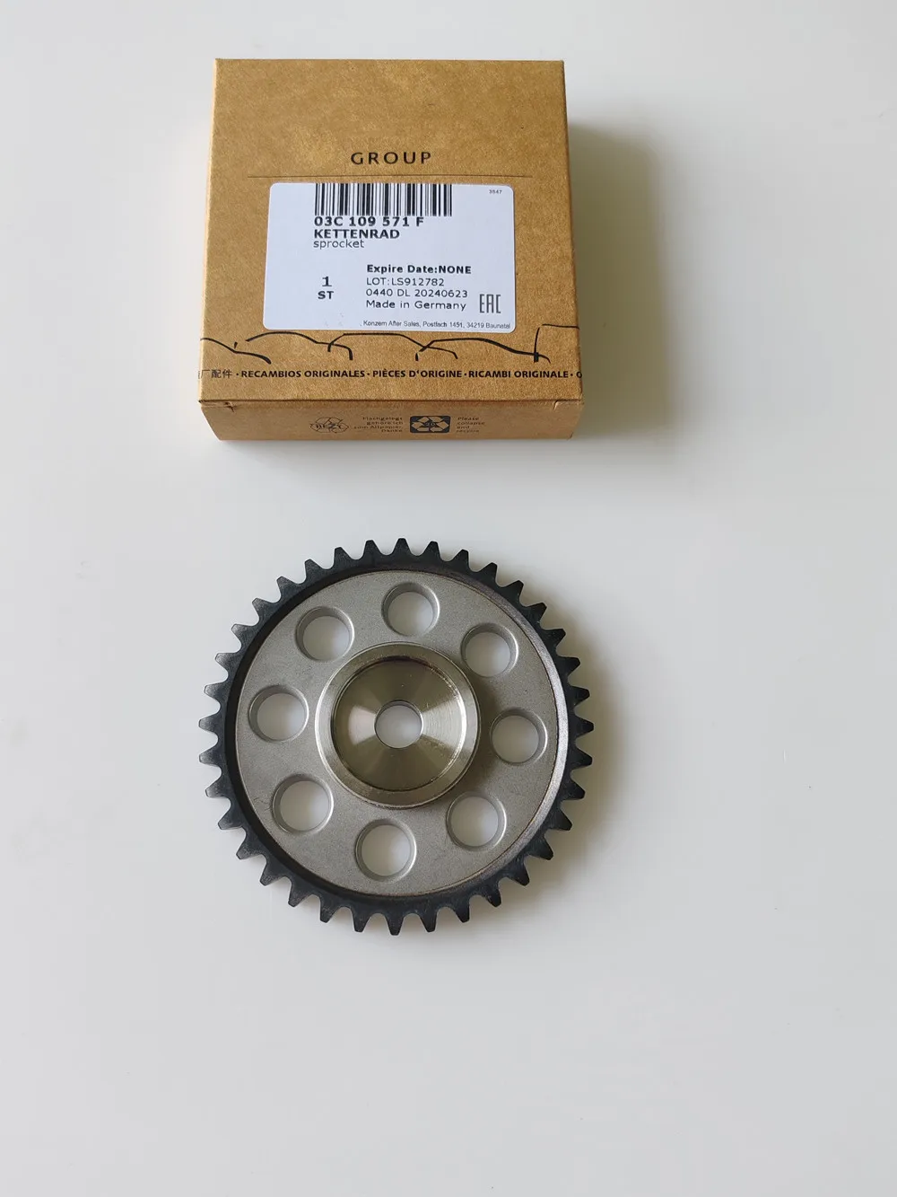 Genuine OEM 03C109571F 03C109571K 03C109571B Camshaft Wheel Timing Chain Sprocket For VW Audi Seat Skoda 1.4 TSI ENGINE