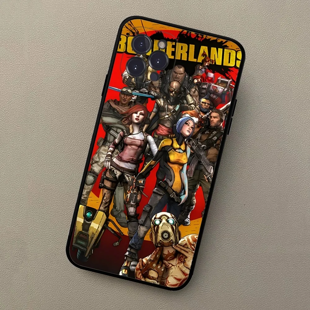 B-Borderlands Game Phone Case For iPhone 16 15 14 13 12 Mini 11 Pro XS Max X XR SE 6 7 8 Plus Soft Silicone Cover