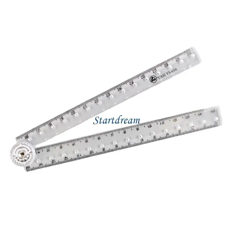 أداة قياس مرنة وواضحة وقابلة للنقل مع مؤشرات محززة للمهندسين المعماريين الطلاب K92C #5