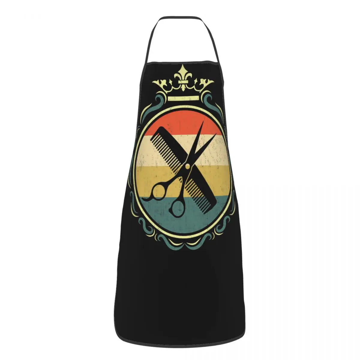 Funny Vintage Retro Apron Men Women Unisex Kitchen Chef Barber Hairdresser Fashion Trend Hairstyle Tablier Cuisine Painting