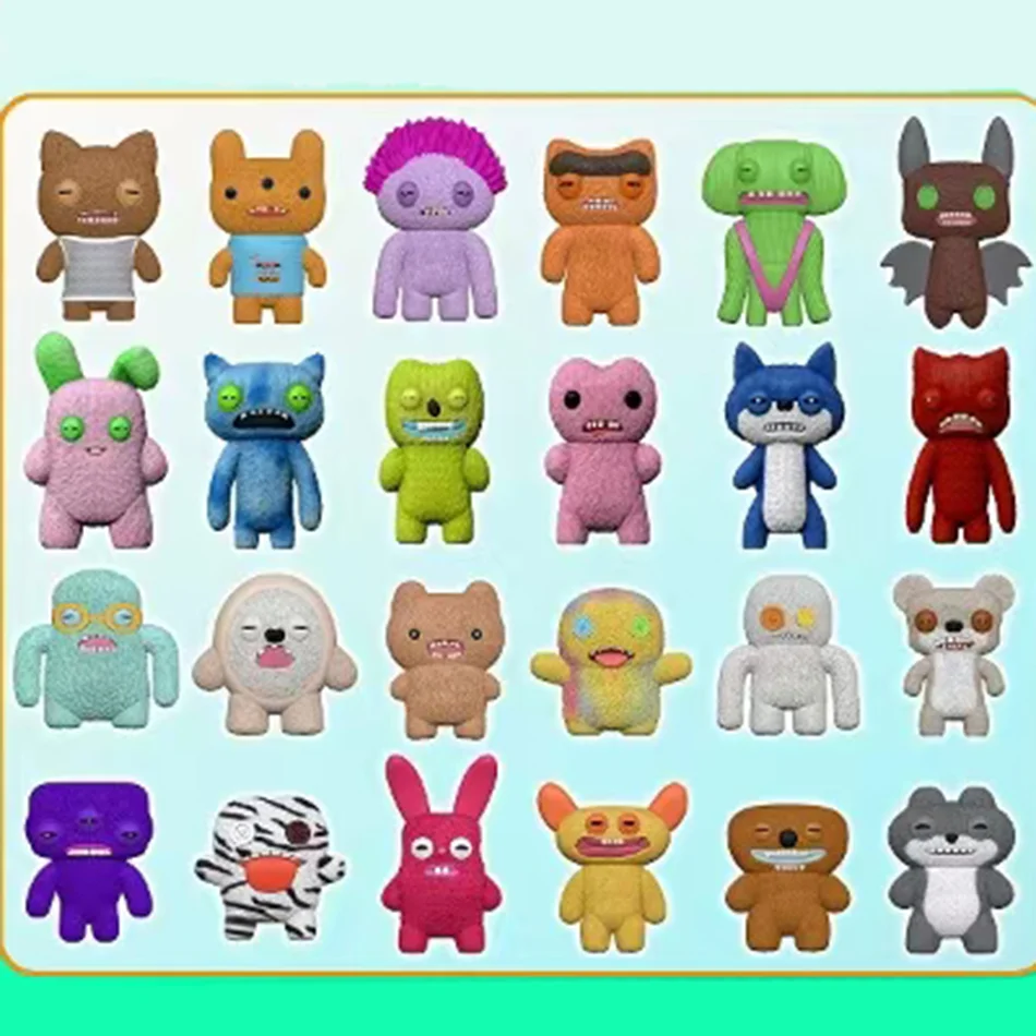 Fuggler ブラインドボックス面白い醜いモンスター Fugg Mr Needles Greedy Grinner Shameless Goof かわいいぬいぐるみグッズバックパックペンダントおもちゃ