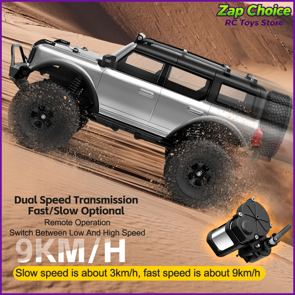 ZAP WLtoys 184023 Schaal 1/18 Hoge Simulatie 4WD Elektrische RC Off-Road Rotsklimmer 2.4G Afstandsbediening Speelgoed Cadeau voor Jongens Volwassenen
