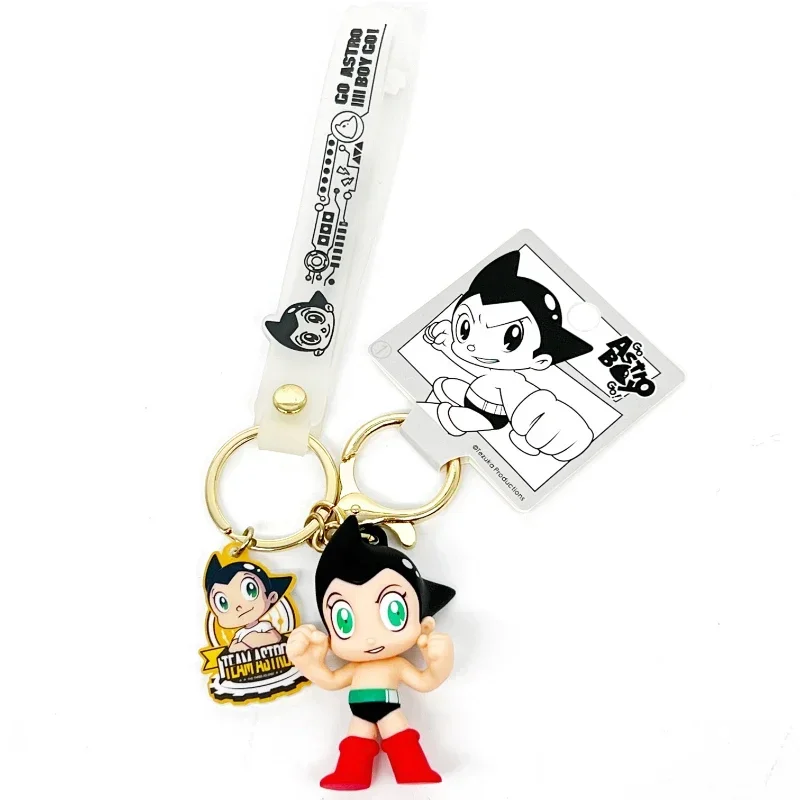 Astro Boy Car Keychain Pendant Cartoon Men\'s Bag School Bag Pendant Exquisite Women\'s Birthday Creative Gift