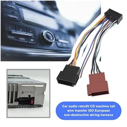 Car Radio ISO Adapter 20pin Cable Universal Connector For Car Stereo Prology Autoradio Compatible with AudioVox Auto Accessories