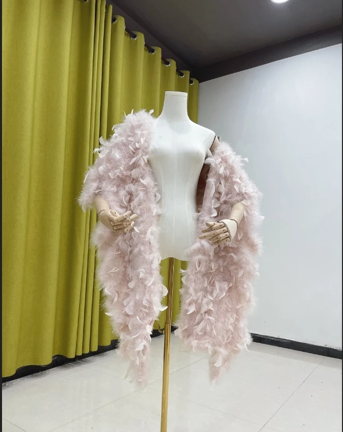 

Свадебная шаль женская зимняя накидка из натуральных страусиных перьев с пушистыми перьями, свадебные палантины для вечеринок, накидка-накидка