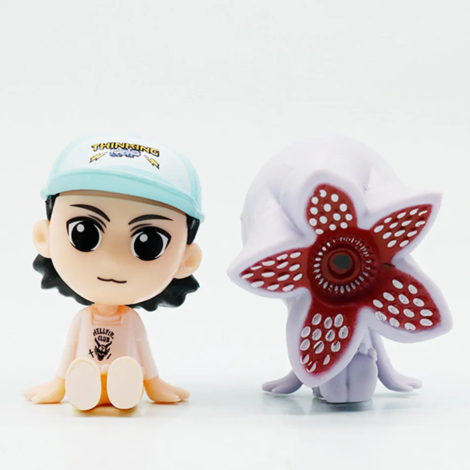 نسخة Q الجديدة أشياء غريبة ساخنة شخصيات نباتات آكل اللحوم ستيف عمل سطح المكتب الديكور نموذج الحلي هدية عيد ميلاد