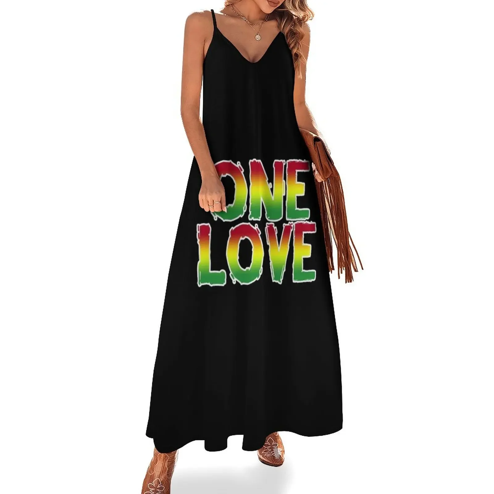 

One love Sleeveless Dress birthday dress for women luxury 2025 Women's dress elegant guest wedding