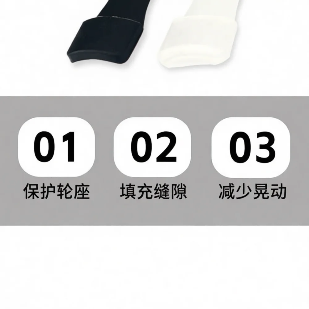 Durable Soft Silicone Reel Seat Protector Cover For Spinning Baitcasting Rod Fishing Gear Maintenance Accessory