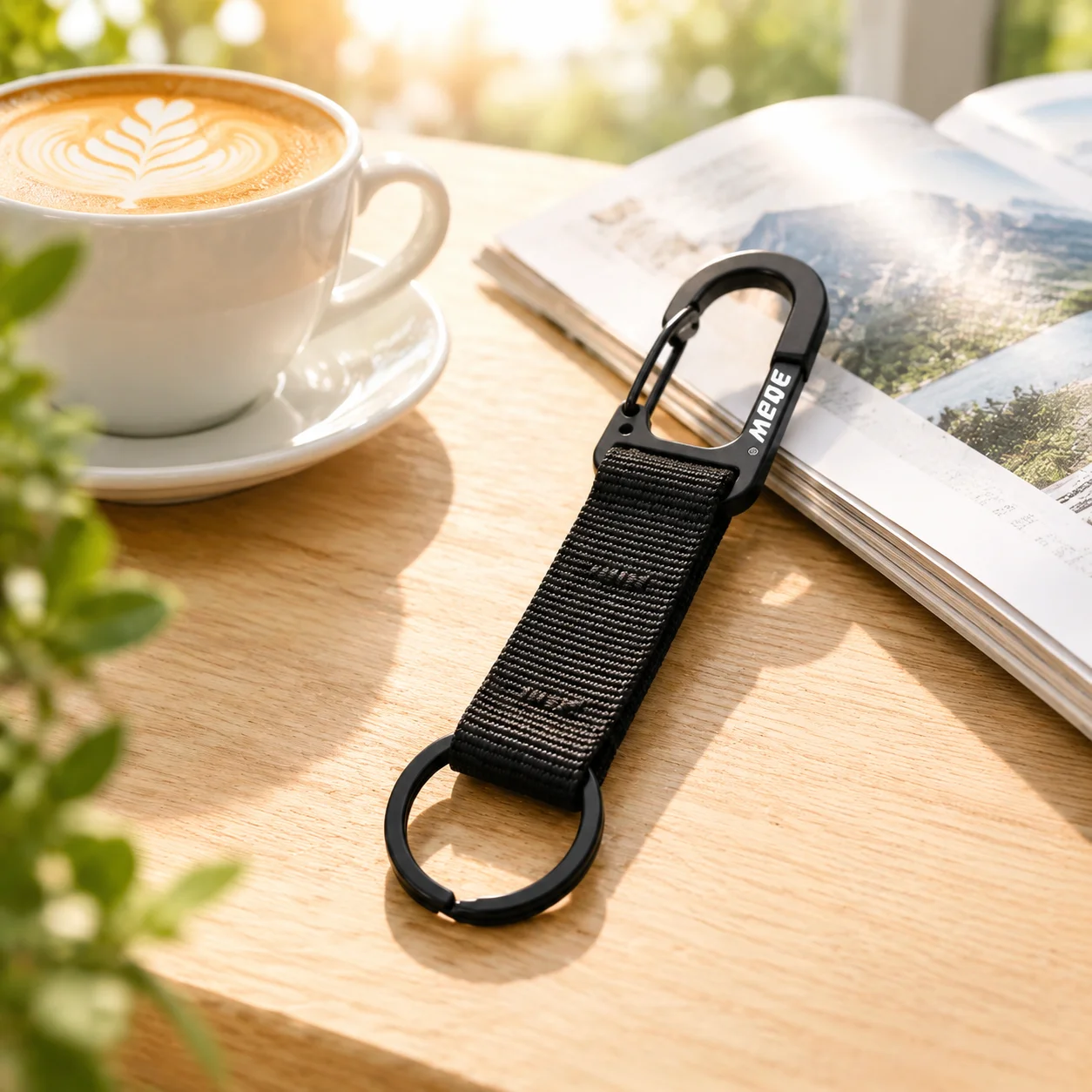 Running and Commute Made Simple with Carabiner Spring Snap Hook D Ring Aluminum Clip for Keychain Backpack Camping Gear