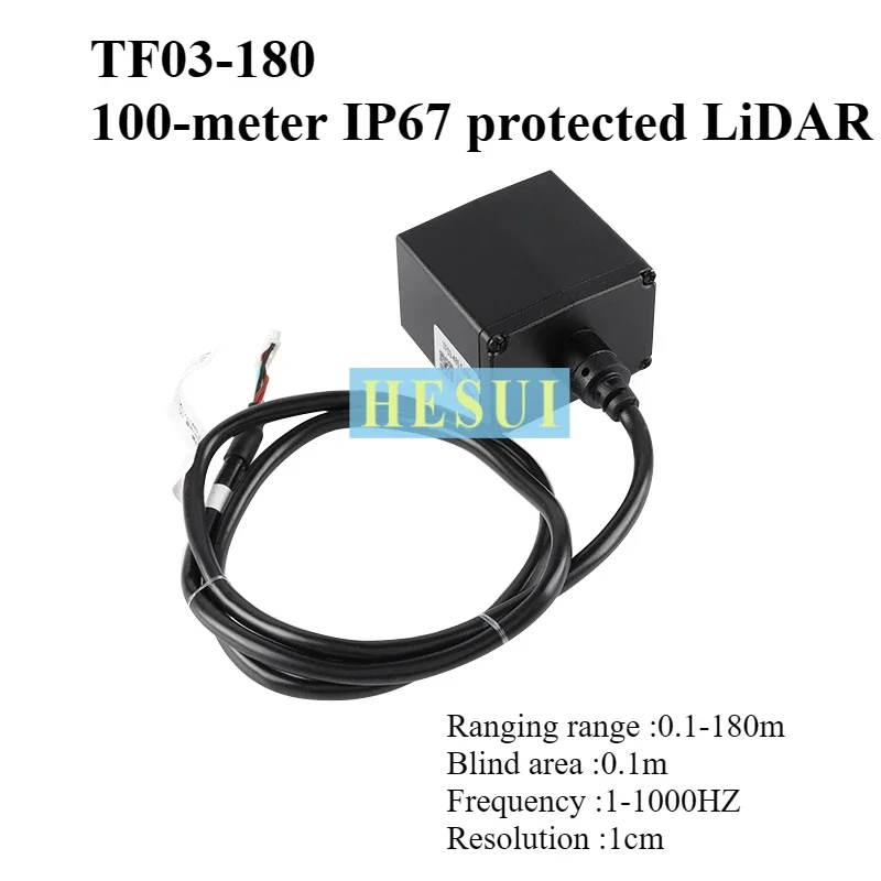 

Оригинальный датчик LiDAR TF03-180 (UART/CAN/RS485/RS232) в диапазоне 180 м