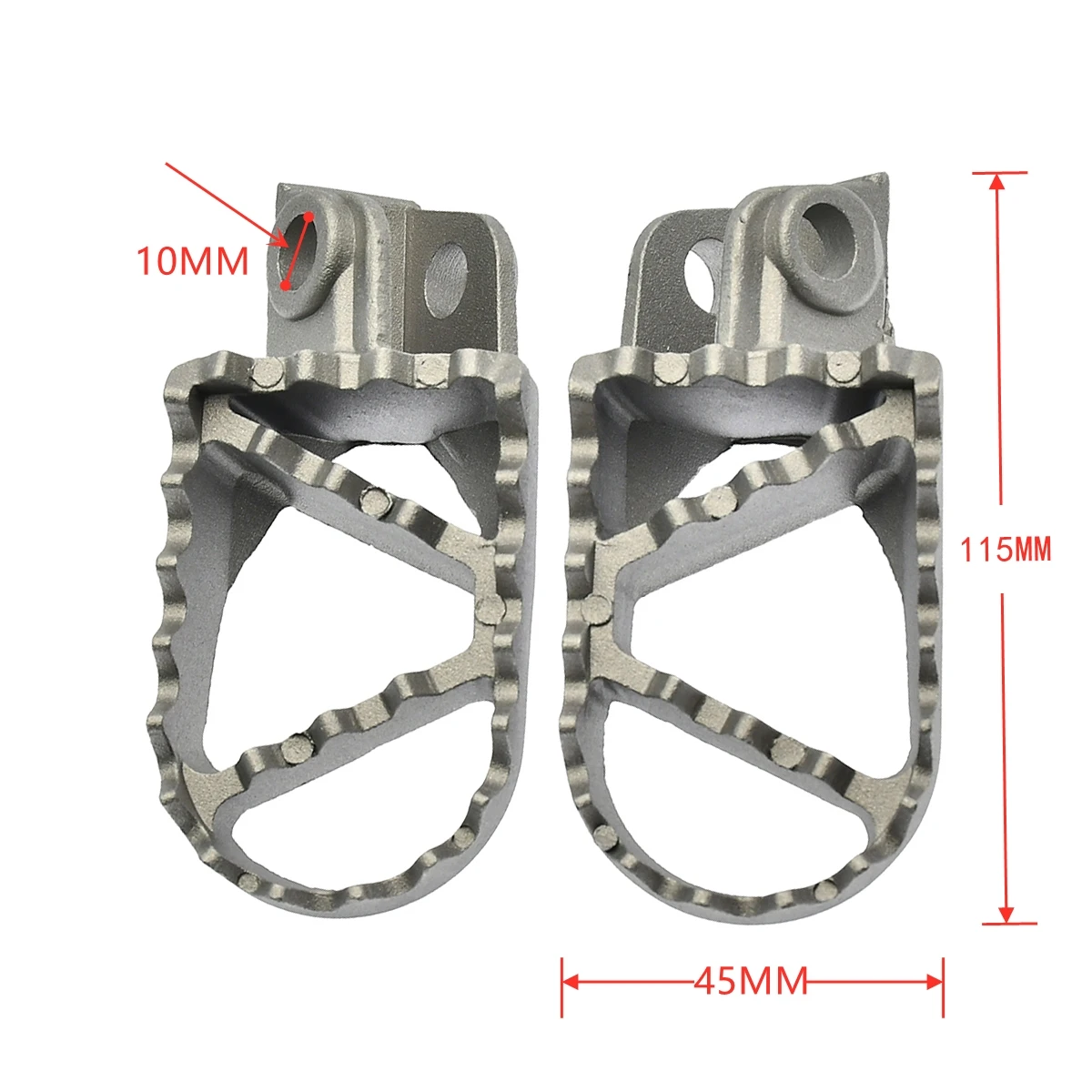 Aluminum Foot Peg Footrest Pedals For Beta 125 250 350 390 400 430 450 480 498 500 RR 2T 4T XTrainer 250/300 Motard 400 450 525