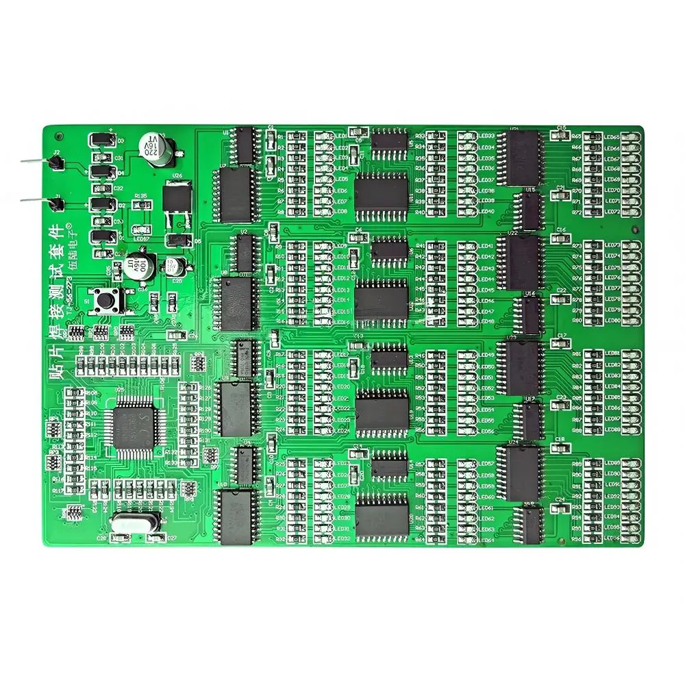 SMT Soldering Training Practice Board 300 SMD Component High Intensity Welding Practice Kit for Beginner Electronic DIY Learning