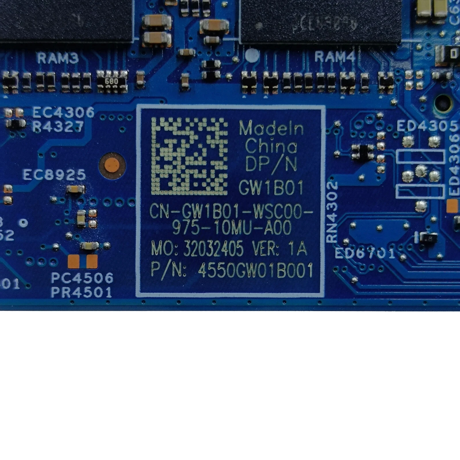 GW1B01 لـ Vostro 5390 5391 اللوحة الأم 18769-1 i7-10510U 16GB MX250 2GB