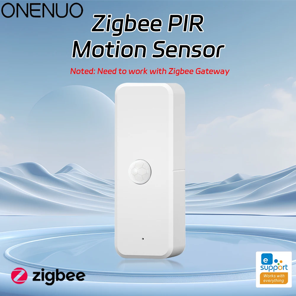 Zigbee PIR Motion Sensor Smart Human Body Home Burglar Sensor APP Remote Control eWelink APP For Smart Home Work With Alexa