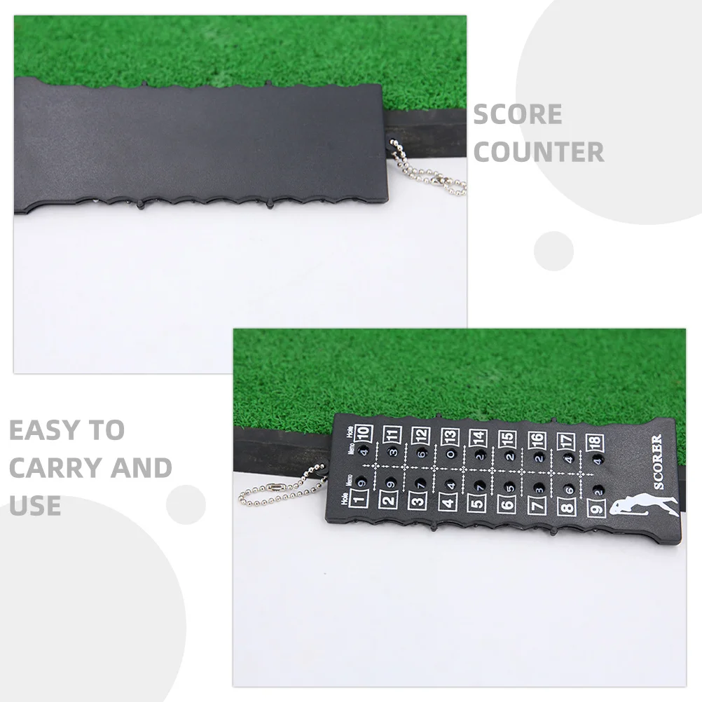 

Portable Golf Score Counter Odor Free ABS Mini Scoring Keeper for Golfing Stroke Tracking Compact Easy Carry Counting