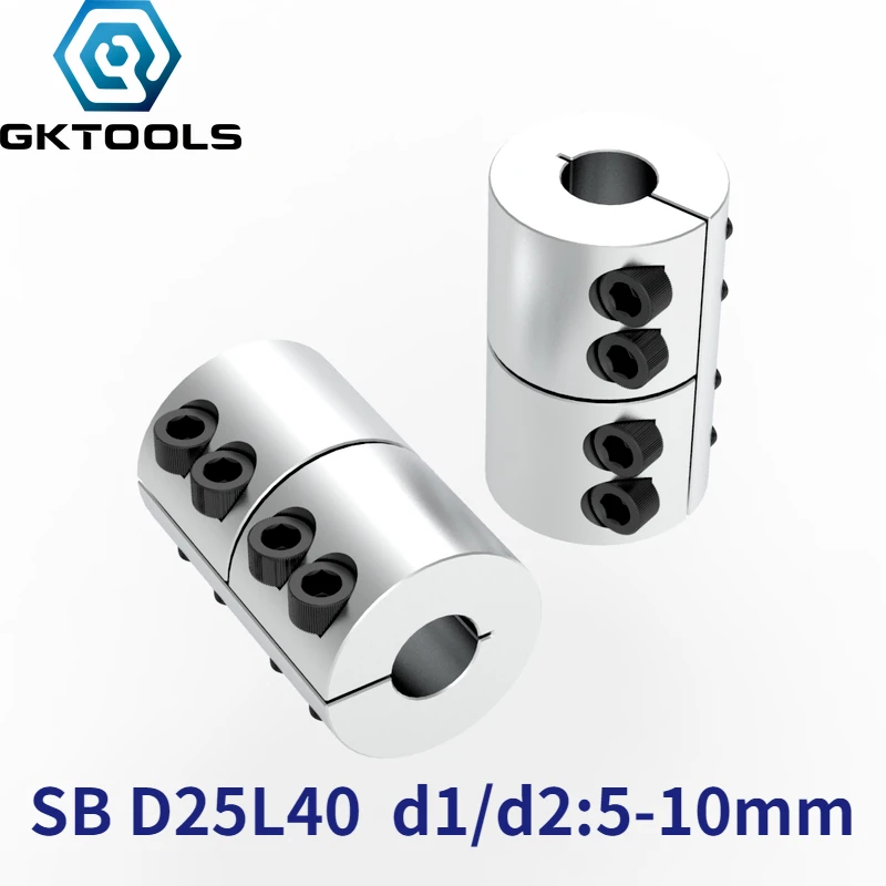 D25L40 Rigid Shaft Coupling Lead Screw Coupler 5/6/6.35/7/8/10mm CNC Router 3D Printer Accessories Stepper Motor Servo Connector