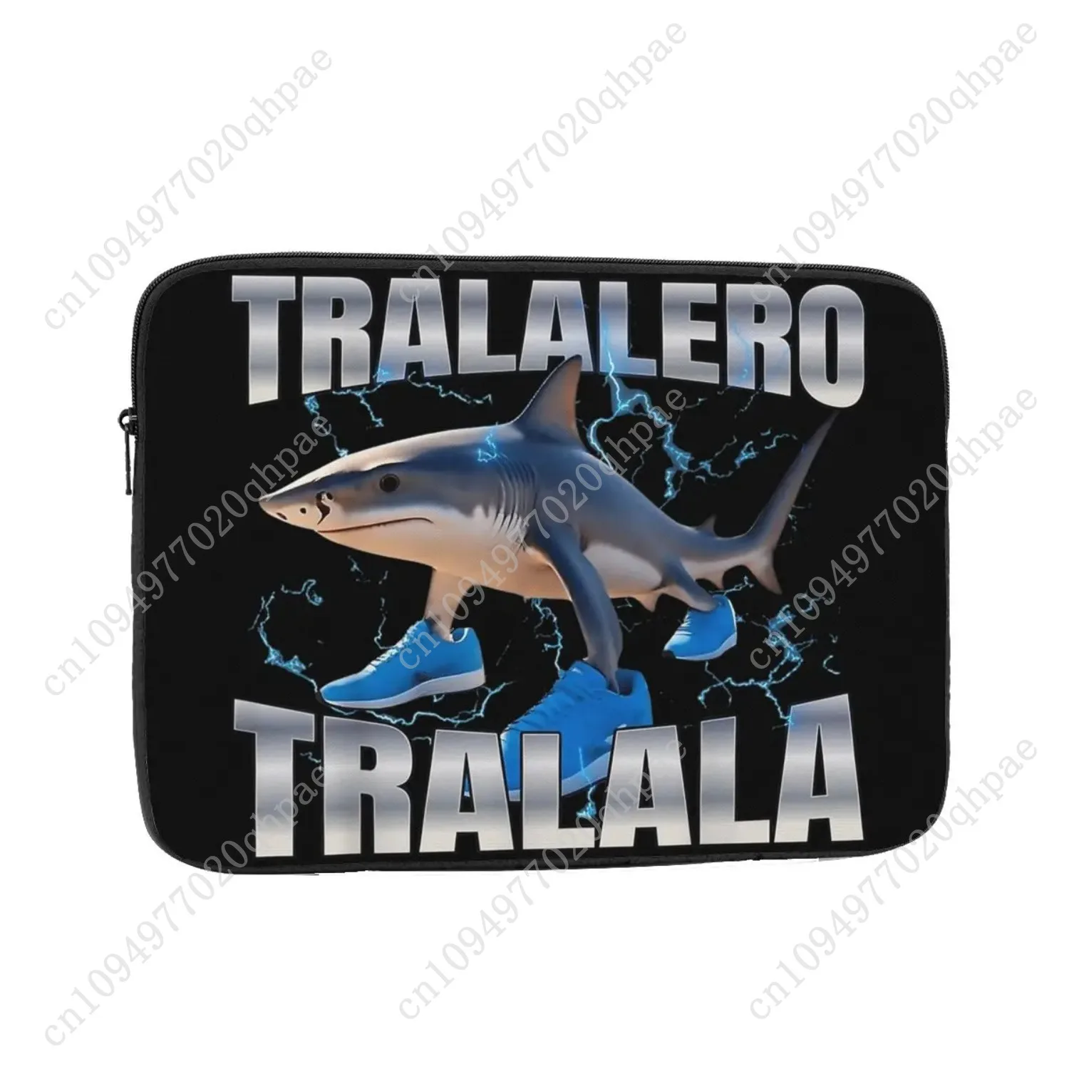 Tralalero Tralala 10 12 13 15 17 بوصة محمول بطانة كم دفتر غطاء للأكمام حقيبة الإيطالية Brainrot Meme للصدمات حقيبة