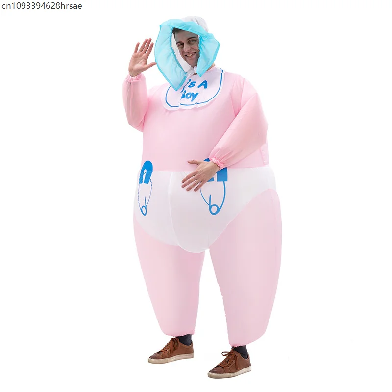 

Cute Baby Inflatable Costume Cosplay Giant Baby Cartoon Dressed Up Outfit Party Christmas and Halloween Annual Party Cheer Props