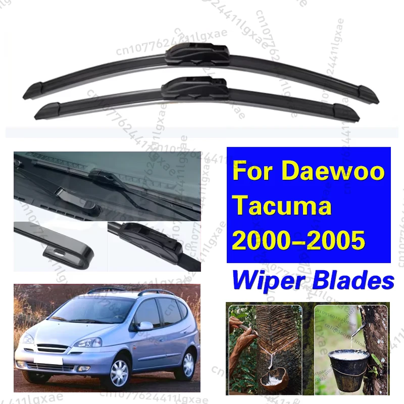 

Car Wiper Blades For Daewoo Tacuma 2000-2005 Windshield Windscreen Front Window Blades 24"+19" Car Accessories