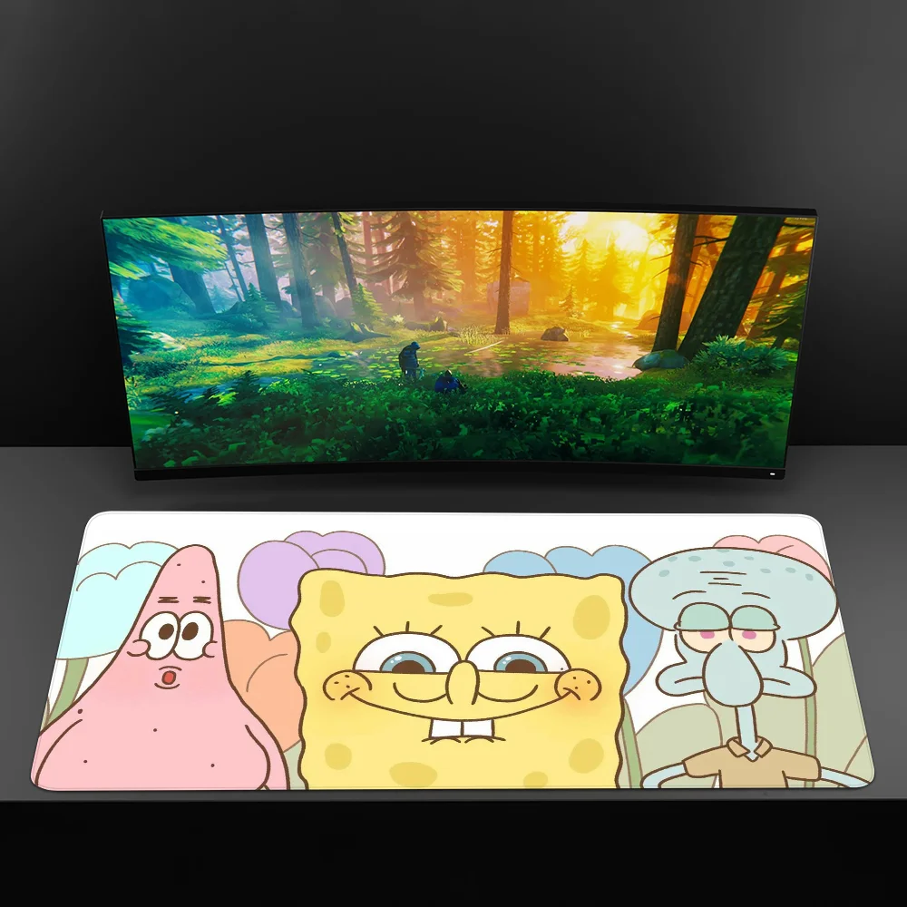 S-Spongebob cute Mousepad Mousepad New Arrivals Large Gaming Mousepad L XL XXL Gamer Mouse Pad Size For Keyboards Mat