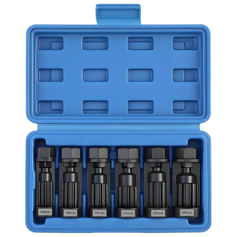 

6Pcs Suspension Strut Nut Socket Specially Design For Strut Nut Removal And Automotive Repair