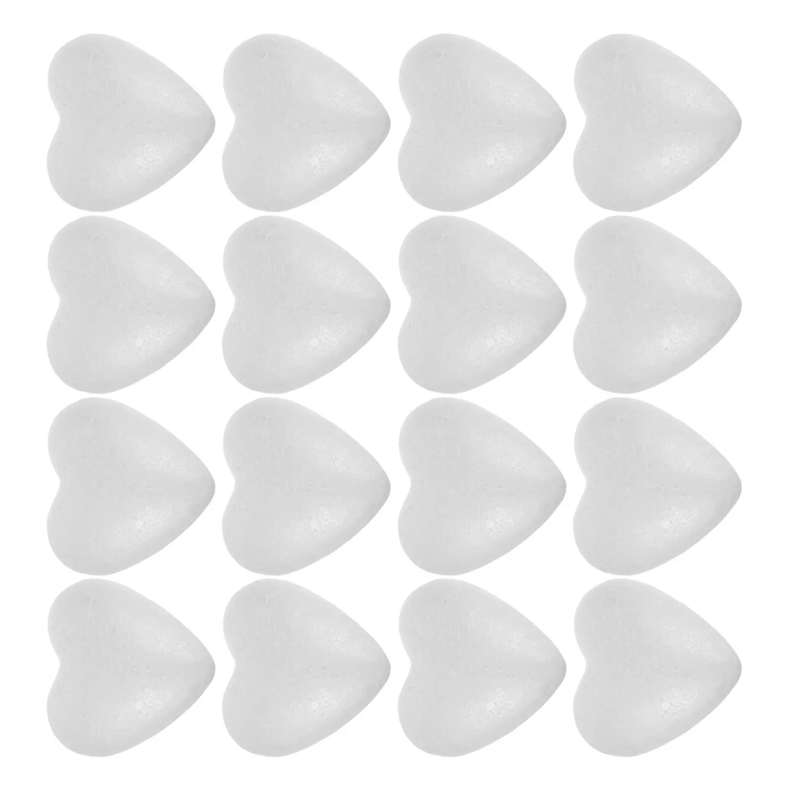 20Pcs Foam Balls Heart Shape Unfinished DIY Wedding Valentine Party Craft Decoration Heart Shape Foam Balls Blank Foams Ball
