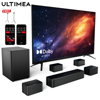 ULTIMEA 7.1ch Dolby Atmos Soundbar for TV, Home Theater Surround Bluetooth Speakers with Wireless Subwoofer, Smart APP Control