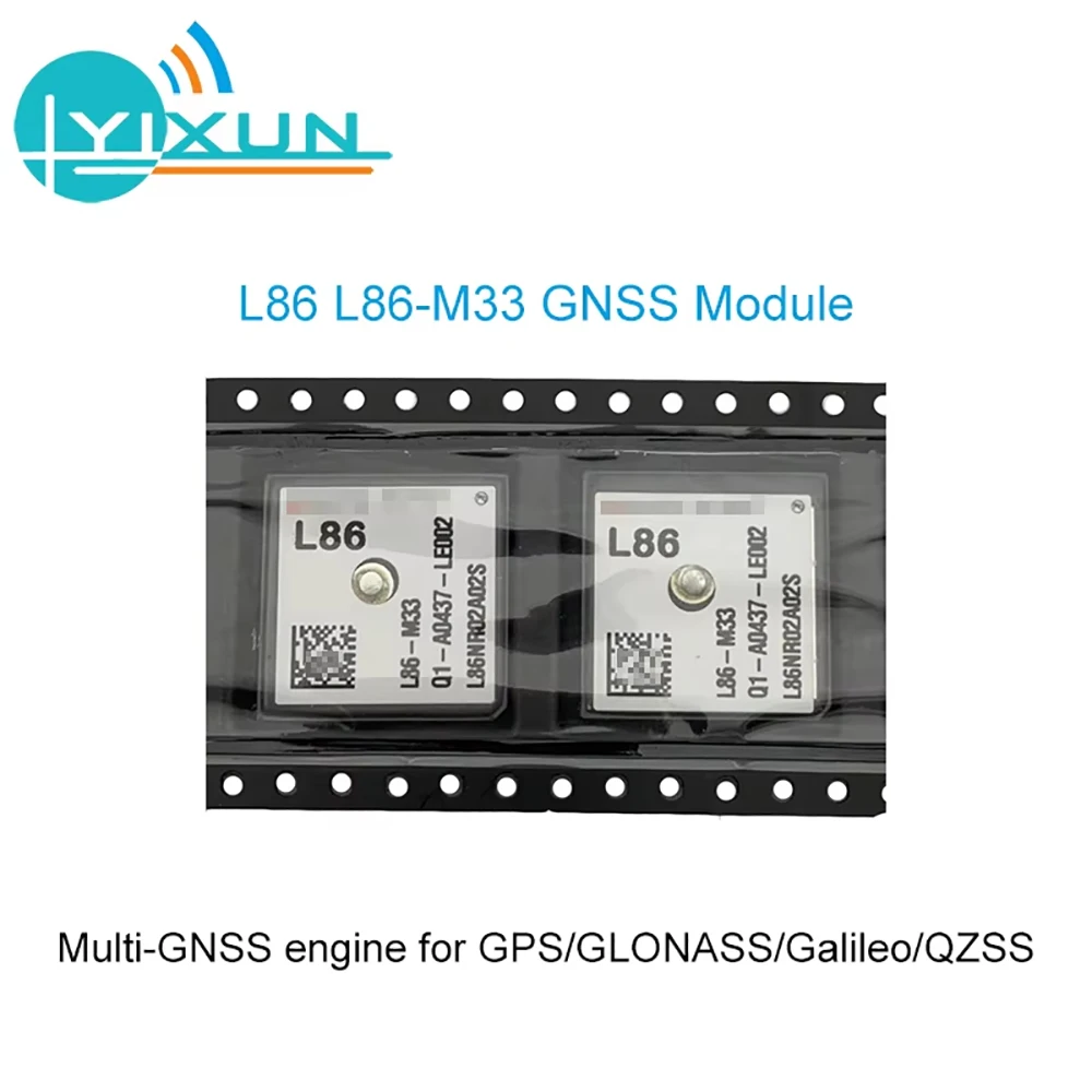 New L86 L86-M33 GPS Ultra-Compact GNSS POT (Patch on Top) Module 18.4mm*18.4mm MT3333 Chip Support GPS GLONASS Galileo QZSS