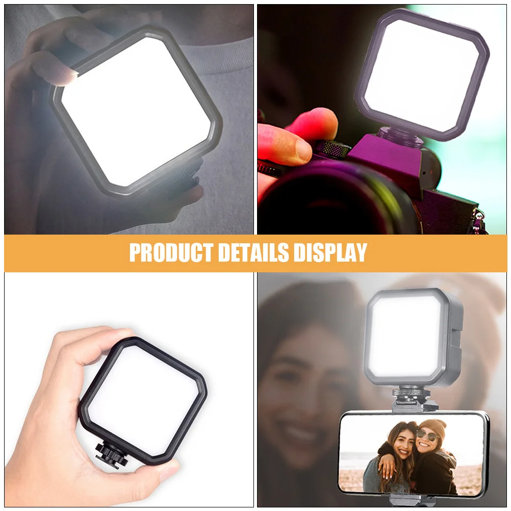 

1Set Compact Portable Phone Selfie Light Three Color Fill LED Camera Light USB Rechargeable for Photography Live Streaming