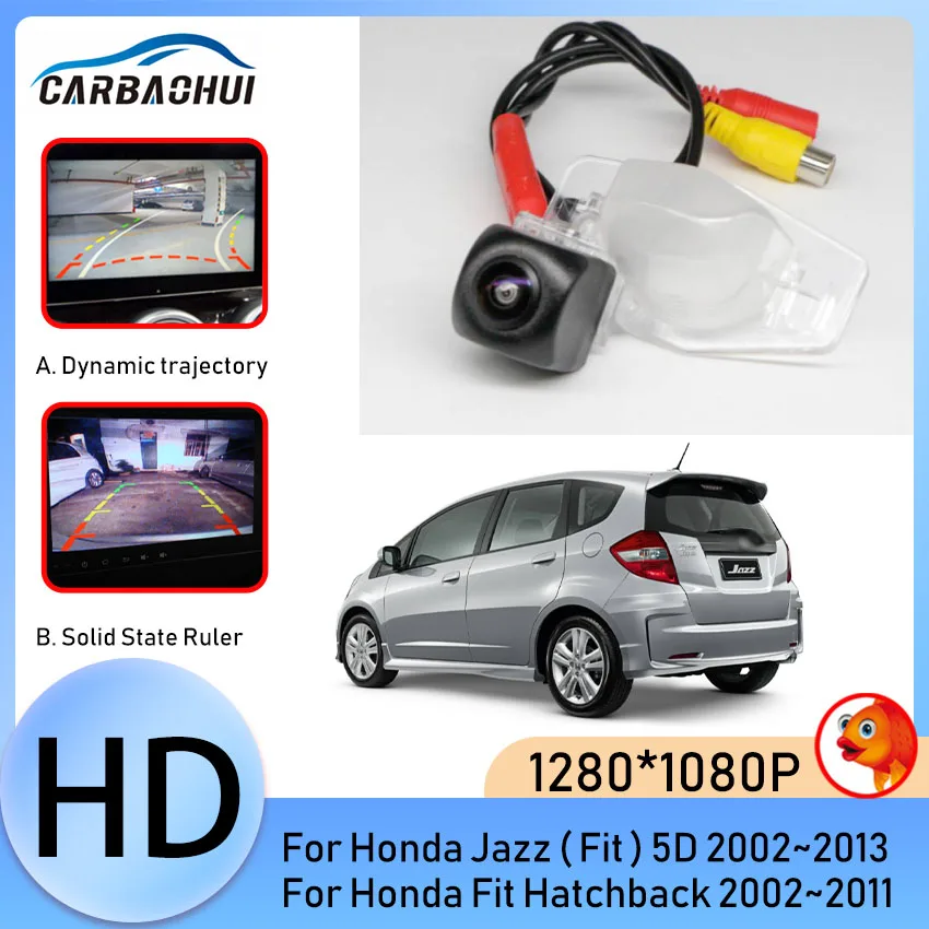 

170° Intelligent Dynamic Trajectory Tracks Car Rear View HD Camera For Honda Jazz ( Fit ) 5D 2002~2013 Fit Hatchback 2002~2011