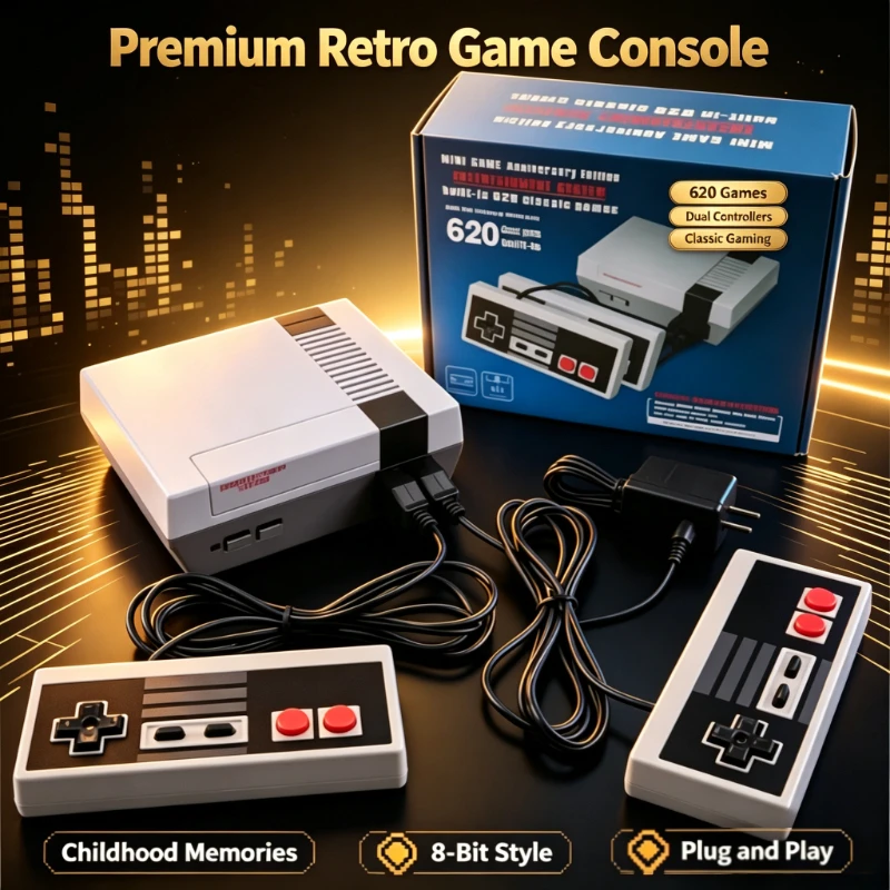 Retro Gaming Portable - AV 출력 레트로 미니 TV 비디오