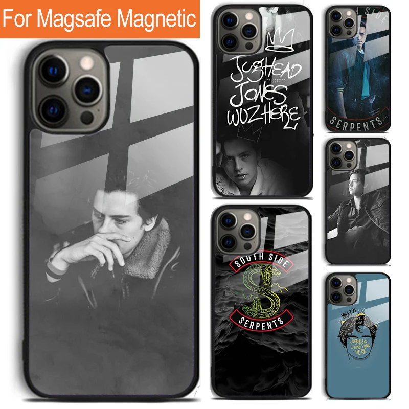 American TV Riverdale Jughead Jones Phone Case For iPhone 16 15 14 13 12 Pro Max Plus Magsafe Magnetic Wireless Charging Cover