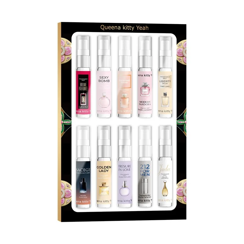 5ML Perfume Set Long Lasting Mini Fragrance Collection Luxury Eau De Parfum Elegant Sweet Fresh  Premium Travel Scent Gift Box view 3