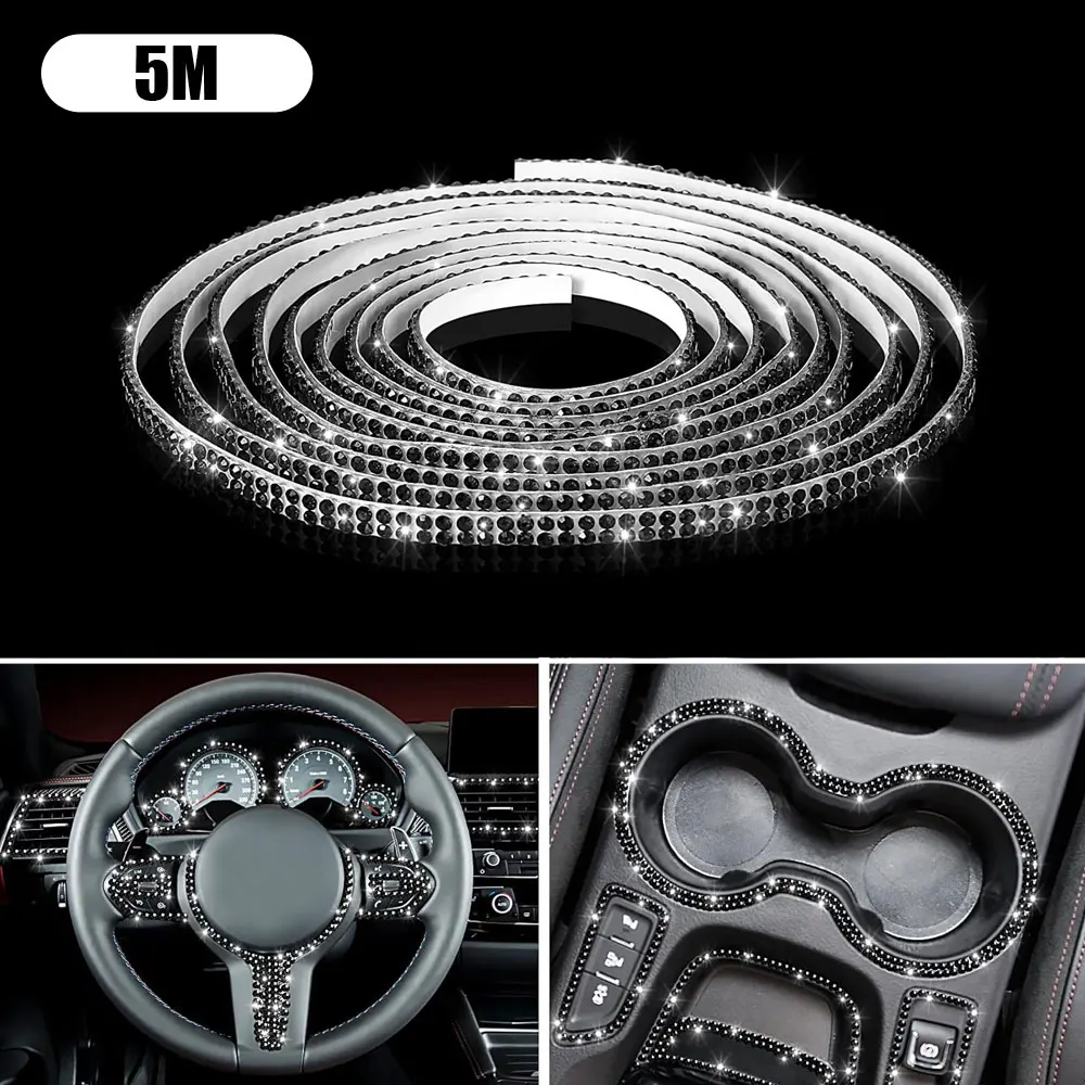 

Diamond Ribbon Rhinestones Car Self Adhesive Crystal Rhinestone Ribbon Bling Crystal Sticker Adhesive Rhinestone Trim Tape