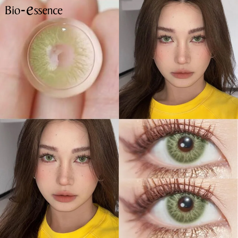 Bio-essence Colorcon 1 Pair Korean Lenses Colored Contact Lenses for Eyes Big Eye Lenses Brown Lenses Blue Eye Lenses Y2k Lenses
