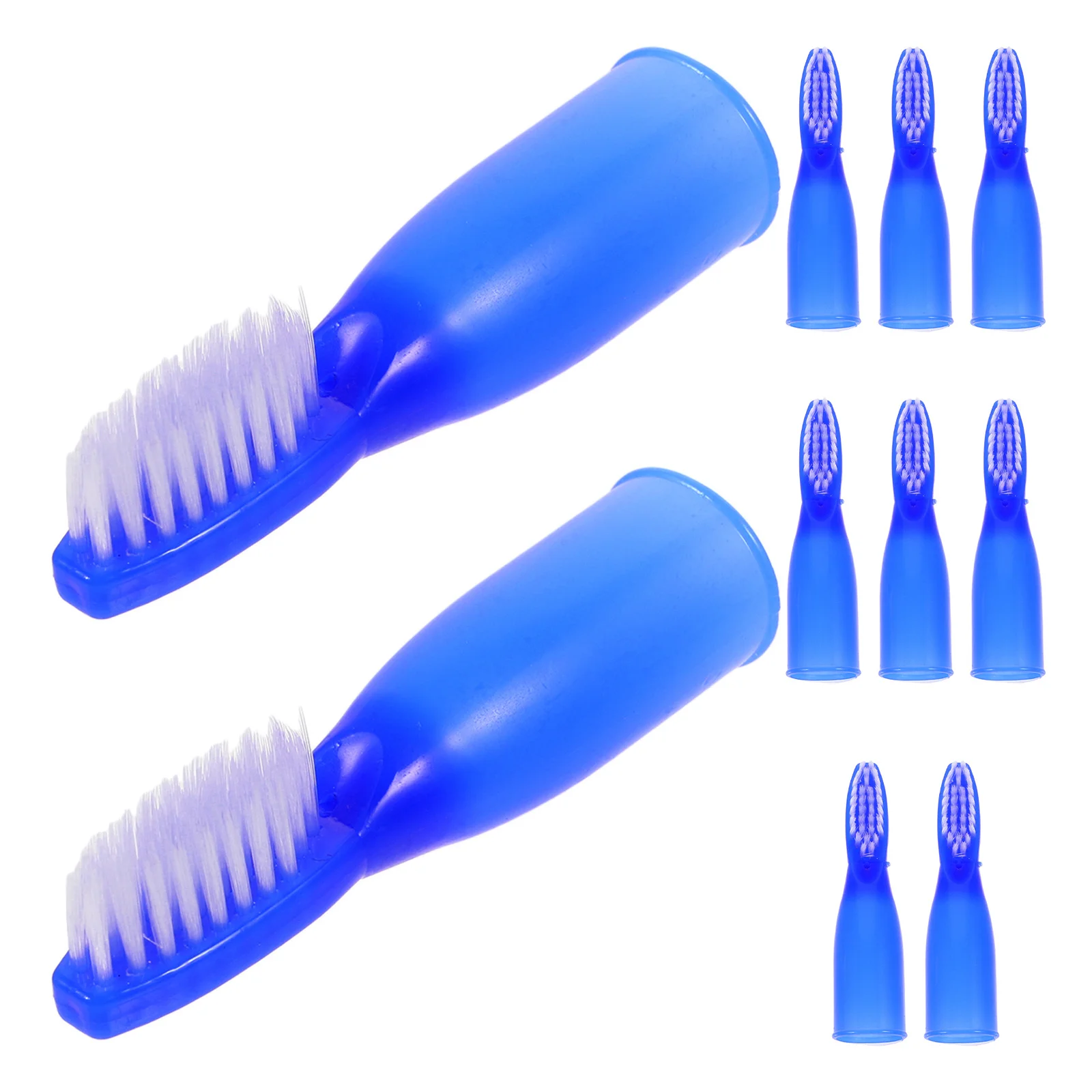 10 قطعة فرشاة الأسنان المحمولة حجم صغير شعيرات ناعمة للسجن والسفر استخدام مريح عدم الانزلاق قبضة تنظيف الأسنان الفعالة